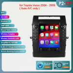 Ossuret 9.7 7862 Android 13 Autoraadio Toyota Verso 2004-2009 jaoks Multimeediapleier 4G Carplay GPS navi Stereo 7862 Peaseade Puuteekraan GPS DSP WIFI P2CP 4Core 2G 32G AI