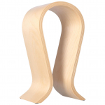 K&otilde;rvaklappide hoidja U-kujuline lihtne puidust stabiilne kaar k&otilde;rvaklappide alus kummist jalgadega kontorisse