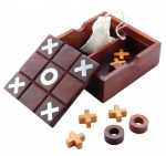 ShrijiCrafts Trips and Crosses Tic Tac Toe Solitaire 2-in-1 Reisim&auml;ngulaud Brainvita Unikaalne m&auml;ng Traditsiooniline v&auml;ljakutseid pakkuv lauam&auml;ng pruun