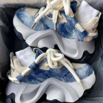 Originaalsed disainer naiste kingad mood paks tald tossud kauboi l&otilde;uend vabaajajalatsid naistele k&otilde;rgust lisavad spordijalatsid 39 sinine