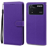 POCOM4 Poco M4 &uuml;mbris POCO M4 Pro 4G jaoks Nahkne klapiga rahakott Xiaomi Mi POCO M4 Pro 5G telefonile, pehme TPU &uuml;mbris, pehmendusega POCO M4 5G taevasinine v&auml;rv