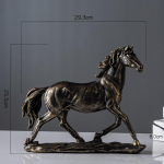 Uued Hiina vaigust k&auml;sit&ouml;&ouml; sodiaagi hobuse kaunistused &auml;ri majapidamine avamine kingitused kontorikaunistused