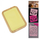 Papercraft Wax Plaque Engraving Tool Optiful in Handmade Paper 15cmx11cm