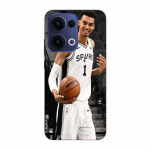 Coque de t&eacute;l&eacute;phone - Maniacase - Oppo Reno 13 5G - Silicone - Souple - Victor Wembanyama San Antonio Spurs