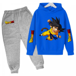 2025 MINISO Uus Talv Dragon Ball Kapuutsiga dressipluusid+p&uuml;ksid Lasteriided Poisid Goku Komplektid Lastele Suurused 100-160 T&auml;navakost&uuml;&uuml;m Kawaii Mood Topid Anime 150
