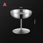 Roostevaba terasest j&auml;&auml;tisekauss magustoidu sorbetikauss lauan&otilde;ud salatikauss kodubaarid suvepidu k&ouml;&ouml;gitarbed