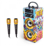 Laste karaoke - Trendix - Muusikastaar - Bluetooth k&otilde;lar - 2 mikrofoni - Telefonihoidik