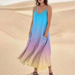 Naiste suvekleit Vabaaja vabaaja kleidid Long Beach puhkuseks L