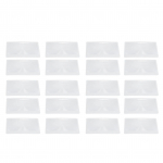 20 lehte krediitkaardi suurusega 3X suurendusklaase, kaasaskantav l&auml;bipaistev tasku suurendusklaas lugemiseks