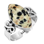 925 Sterling H&otilde;be S&otilde;rmus Naised V&auml;&auml;riskivi K&auml;sit&ouml;&ouml; Ehted T&auml;nup&uuml;ha Kingitus Crazy Lace Ahhaat Dalmaatsia Dendriit Oopaal Eudialiit Howliit K2 Jaspis 6.5