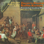 LP NIKOLAUS HARNONCOURT, CONCERTUS MUS - Bach: Talupoja kantata, Kohvikantata K15C9047 TELEFUNKEN 1980 Jaapan Obi Klassikaline Kasutatud