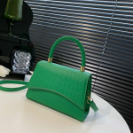 Retro naiste kott L&auml;&auml;ne stiilis &otilde;lakott k&auml;ekott Korea versioon krokodilli mustriga v&auml;ike ruudu kott, mood ja lihtne crossbody kott 21x8x15cm must