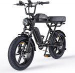 ENGWE M1 20 Inch Fat Tire Electric Mountain Bike with 48 V 28.6 Ah Battery, Full Suspension , Range up to 90-170 km must