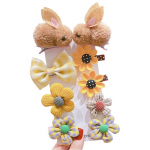 Easter Bunny Hair Clips Stuffed Pin Kids Hair Accessories Kit, s Pattern, Hairpins For Little Girls One Size kohv