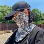Fashion Punk P&auml;ikesekaitsemask Meestele Naistele Suvine N&auml;gu Kael UV-kaitse K&otilde;rva Sall Hip Hop V&auml;lissport Jalgrattas&otilde;idu Bandana Sallid