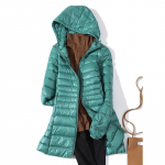 Naiste puhvjoped &Uuml;likerge pardisuledest jope S&uuml;gis Talv Soe Kaasaskantav Kapuutsiga Mantel Naiste Tuulejope Parka S