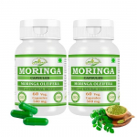 Morsan Nutraveda Moringa (Moringa Oleifera, Sahijan) | 60 x 500 mg taimset kapslit | Suurendab energiataset, toetab immuuns&uuml;steemi tugevust (Pakis 2)