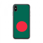 Coque iPhone &ndash; mitmev&auml;rviline &ndash; Drapeau Bangladesh &ndash; Supp &ndash; Silikoon &ndash; Vertikaalne mudel
