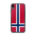 Coque T&eacute;lephone Drapeau Norv&egrave;ge officiel - iPhone XR