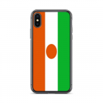 Coque pour iPhone - Drapeau du Niger - iPhone X - Silikoonist supp - Design fin et l&eacute;ger - Protection compl&egrave;te