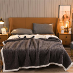 Uus sametine s&uuml;gistalvine soe magamustekk Pehme mugav flanellfliisist tekid voodile Mugav kohev soojatekk 100X150 cm