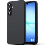 Coque de Protection - BOOLING - Samsung Galaxy A17 5G/4G - Silicone Slim Souple Effet Mat Noir