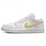 Air Jordan 1 Low Barely Grape Naiste Tennised Lilla Valge Sidruni Pesu DC0774-501 42.5