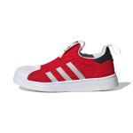 adidas Superstar 360 V&auml;ikelaste Erksav Punane Valge Laste Tennised L&auml;bipaistev Hall Jalatsid-Valge GZ5034 31 red