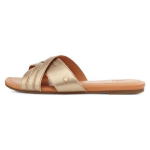 UGG Nahast Ristmugav Sandaalid Naiste Jalatsid Metallik 1142712-GLDM 36