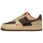 Nike Air Force 1 07 Hele Briti Tan Kakaov&auml;rvi Wow Meeste Tossud Pruun Seesam P&auml;hklipuu-Punane HQ3447-222 41