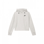 Nike Sportswear Tech Fleece &Uuml;lem&otilde;&otilde;tmeline Logo Tikandimuster Kapuutsiga S&auml;rk Naistele Helehall FV6323-013 S
