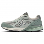 The Whitaker Group x New Balance 990v4 Valmistatud USA-s Willful Bias Unisex Tennised Roheline Savi-Tuhk Soolamadalik U990WK4 45.5