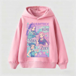 KPop Deemonik&uuml;ttide Kapuutsid Beebit&uuml;druku Poisi R&otilde;ivad Mood Vabaaja Kapuutsiga Pusad K-Pop Deemonik&uuml;ttide Pullover Laste R&otilde;ivakomplektid Kingitus 130