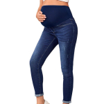 Euroopa & Ameerika K&otilde;rge V&ouml;&ouml;koht Rasedusp&uuml;ksid K&otilde;hutoega - Elastne Puusat&otilde;stja, Uus Stiil Rasedatele Naistele. S (45-55 kg) denim sinine v&auml;rv