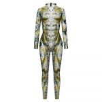 3D Loomamustriga Madunahast Prindiga Jumpsuit Onesie - Paarikese Pikkade Varrukate Komplekt XL: Extra Large