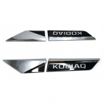 KODIAQ logo Auto k&uuml;ljetiiva poritiiva embleem kleebis Skoda KODIAQ-ile