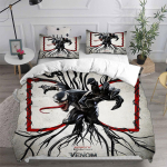 Venom Viimane Tants Voodipesukomplektid Pehme Tekikate Voodikate Tekikate Padjap&uuml;&uuml;r 2-3 Osaline Komplekt Lastele T&auml;iskasvanu Suurus EU Single 135x200cm white