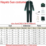 Anime Cosplay Kost&uuml;&uuml;m Hayato Suo/hajime Umemiya/haruka Sakura/kyotaro Sugishita Koolivorm Comic Coniks XS