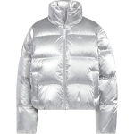 Adidas Originals FW25 L&uuml;hike p&uuml;stjakk &Uuml;hev&auml;rviline Logoga Vabaaja Soe Spordipartsu L&uuml;hike Leivajakki Naiste Jakk KC5402 M white