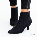 Naiste Euroopa ja Ameerika Madunaha Stilettokannaga Pahkluusaapad - S&uuml;gis/Talv 2019, Suurused Martin Saapad Size 38 black