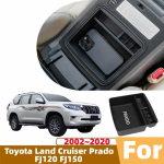 Toyota Land Cruiser Prado FJ120 FJ150 2002~2020 jaoks Auto k&auml;etoe peidetud plastist organiseerija hoidja hoiukarp siseaksessuaarid