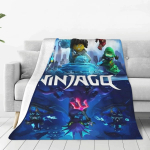 N-ninjago fliispleed Naljakad viskepledid voodi, diivani, sohva jaoks 150*125cm Vaibakild 30x40in