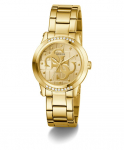 1 tk Naiste GUESS Analoog Kvarts 36mm K&auml;ekell Kullast Roostevabast Terasest Korpus Ehetega GW0861L2 kuld
