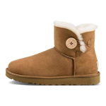 UGG Mini Bailey Button II Saapad Fliisvoodriga Naiste Tossud 1016422-CHE 36