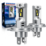 SUPAREE H4 LED-esitulede pirn, Puhangvalgus, High/Low, 14 000 lm, 20W x 2, 6 500 K, H4 valge