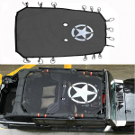 2007-2015 2016 2017 2018 Jeep Wrangler JK 4 ukse p&auml;ikesevari Eclipse &uuml;lemine kate Star Roof v&otilde;rk pakub UV-kaitset