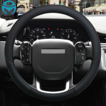 for Land Rover freelander 2 discovery 3 Car Steering Wheel Cover Leather 100% DERMAY Brand Auto Accessories must