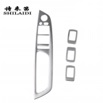 Car Styling Door Armrest panel cover Sticker for BMW X5 e70 X6 e71 Stainless Steel Window Glass Lifting Buttons Trim h&otilde;be