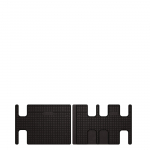 Dywaniki samochodowe gumowe do: Citroen Jumpy III 3. rząd (2018-) - czarne, dopasowane
