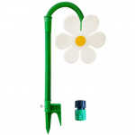 Hull Daisy Sprinkler 360 P&ouml;&ouml;rlev Tantsiv Lillevesi Sprinkler Reguleeritav Muru Sprinkler Hoovi Kastmiseks valge
